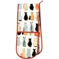 Double Oven Glove Cats In Waiting